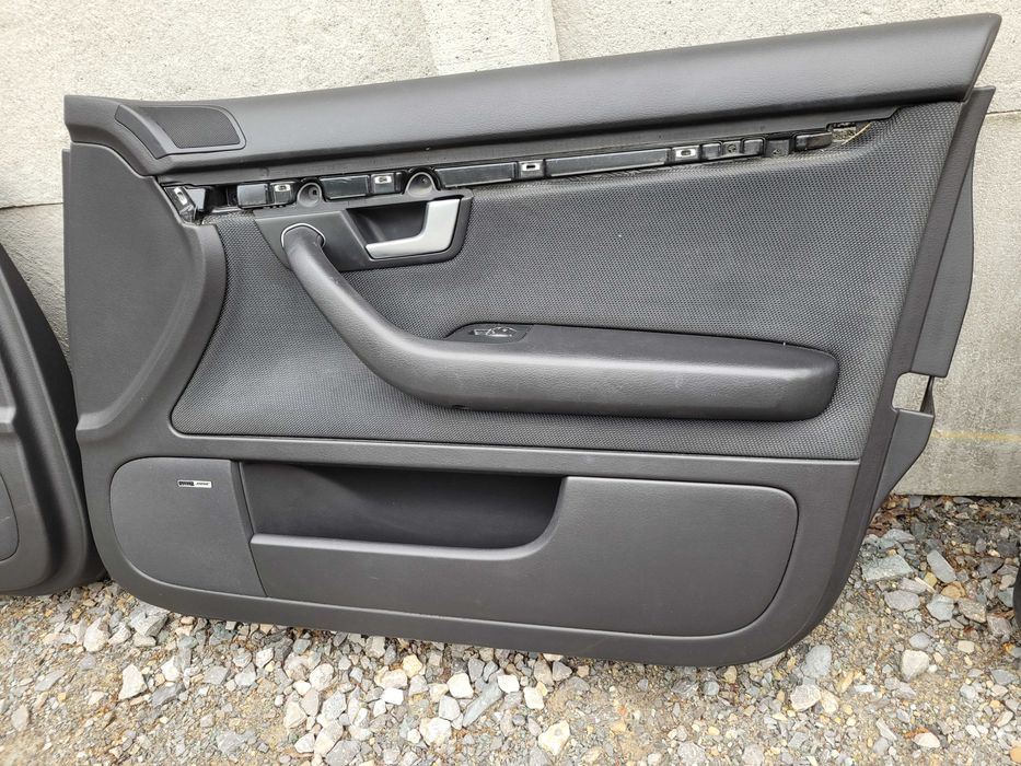 Boczki Drzwi Tapicerka Komplet Audi A4 B7 B6 Soul Maskownice BOSE Speed S-Line