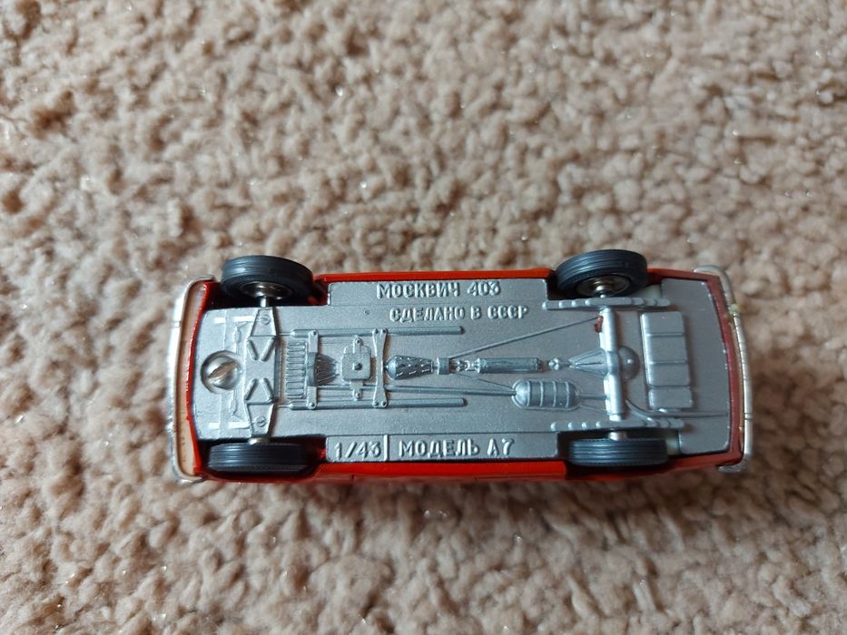 Москвич 403, модель А7,  сделано в СССР, масштаб 1:43
