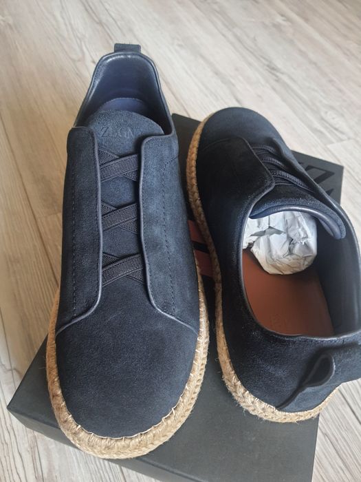 Zegna Triple Stitch espadryle