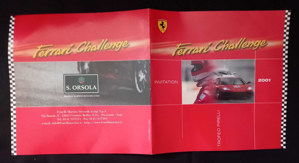 Kit VIP Hóspede Ferrari Challenge