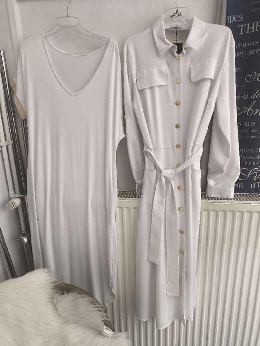 Hurt crem wiosna sukienki odzież używana