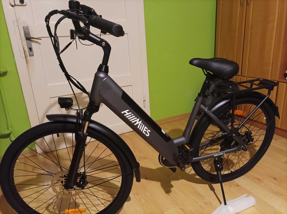 Rower elektryczny HillMiles 36V 13Ah 100 km, MileCity 1 (dwa kolory)