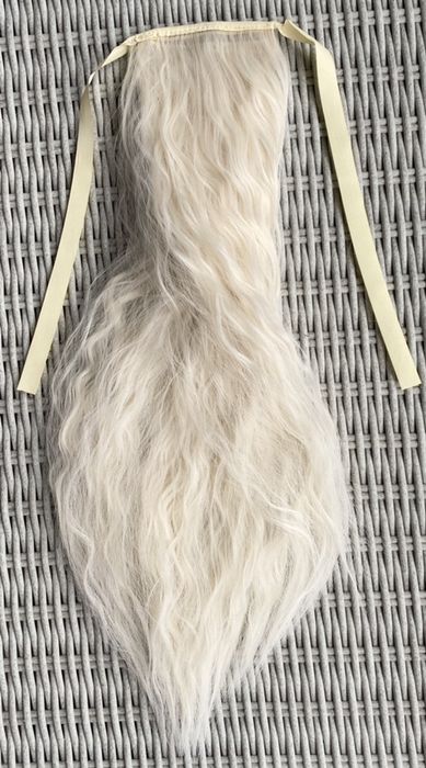 Premium Ultra włosy doczepiane, platynowy blond, kycyk, fale 224.