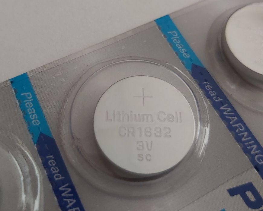 Литиевая батарейка PKCELL CR1632 (пульт Toyota Lexus, датчики TMPS)5шт