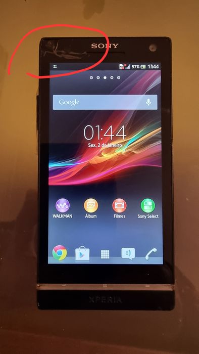 Telemóvel Sony Xperia S (Lêr Descrição)