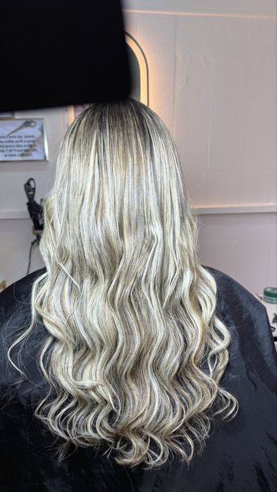 Extensoes mega hair loiro de qualida