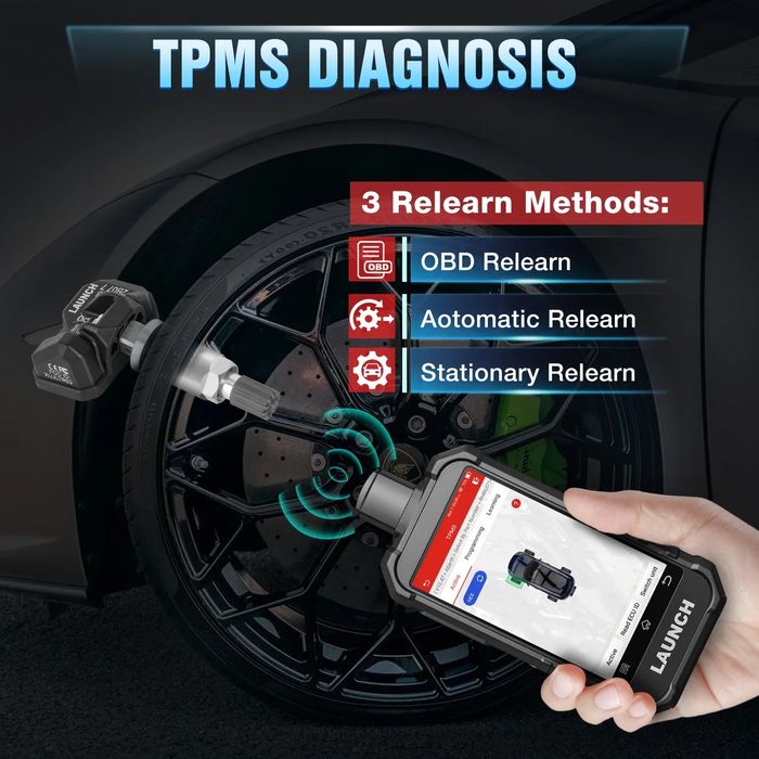 Launch Creader TPMS 5011 V2 Máquina de Diagnóstico e Programação TPMS