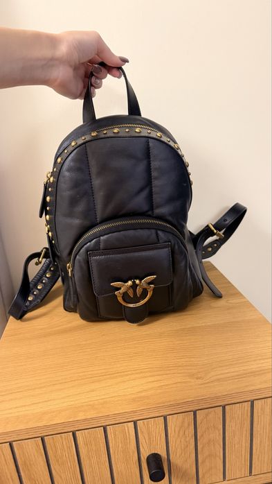 Шкіряний рюкзак Pinko. Оригінал