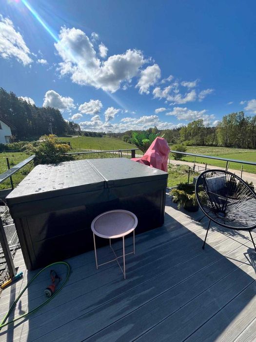 Jacuzzi zewnętrzne balia ogrodowa wanna spa ogrodowe