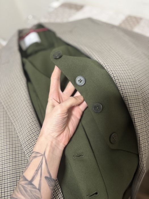 Костюм, брюки палаццо та жилетка