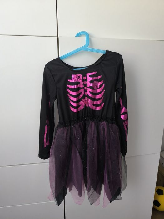 Sukienka Halloween przebranie 122-134 , 7-8 lat