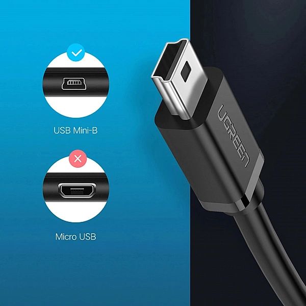 Adapter Ugreen US249, 10383 mini USB-B (męski) / USB-A (żeński) OTG 10