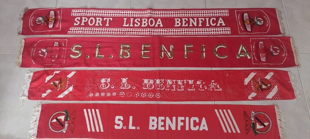 8 Cachecois do SLBenfica vintage