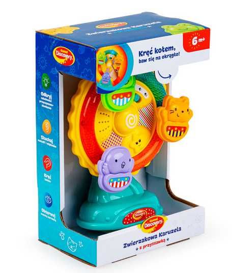DUMEL DISCOVERY Zwierzakowa Karuzela z przyssawką