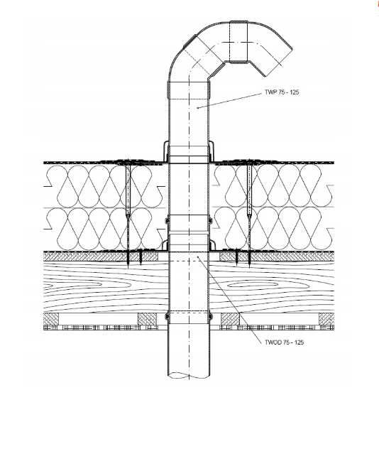 Przepust kablowy TOPWET TWP 75 BIT – do papy dachowej, nowy