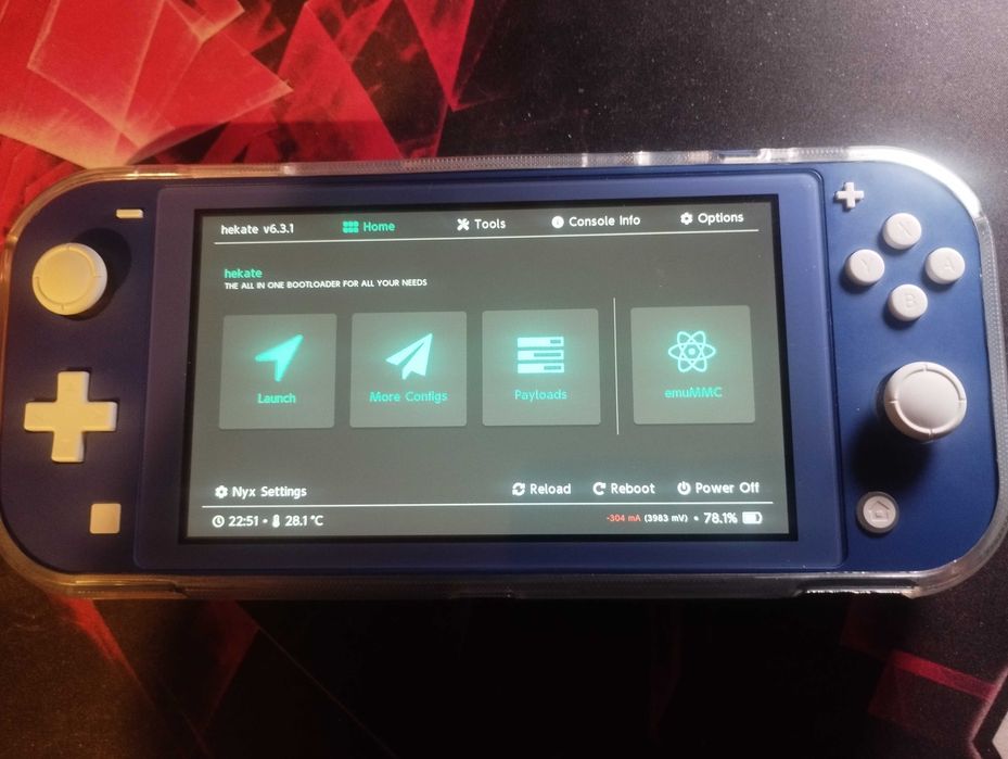 Nintendo Switch LITE Desbloqueada 256G