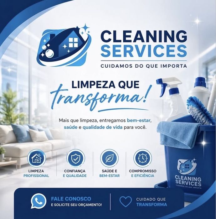 limpezas - Casas, escritórios, quintas, escadas..