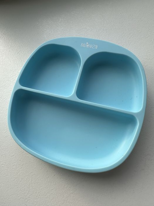 Нова дитяча силіконова тарілка