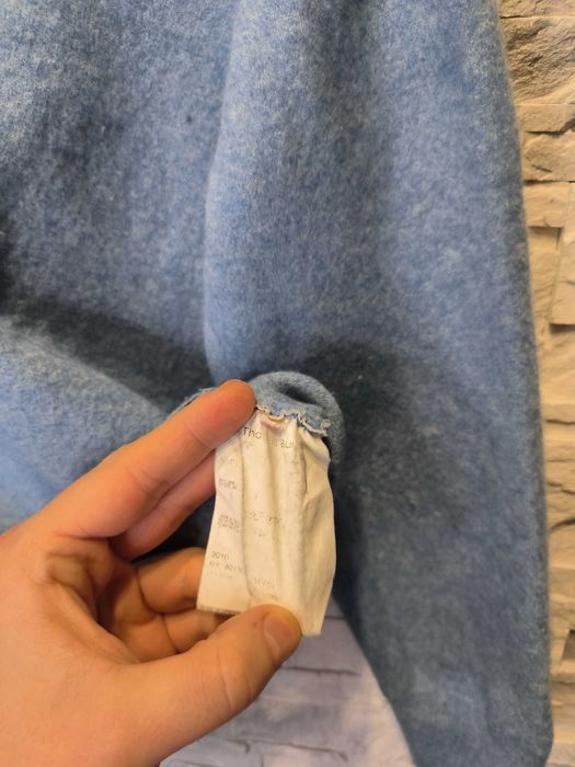 Sweter Damski Thomas Burberry Vintage Damski Niebieski Wełna Wełniany