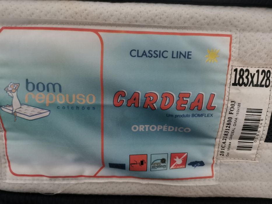 Colchão Ortopédico Cama Casal (1,83 mt X 1,28 mt)