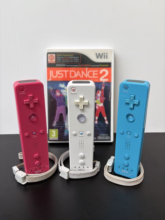 Pack 3 Comando Motion Wii+ Just Dance 2 Holografico