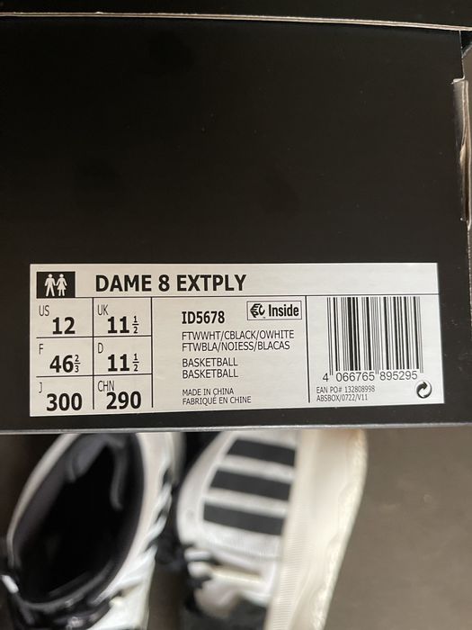 Sapatilhas basquetebol Dame 8 Extply nº 46 2/3