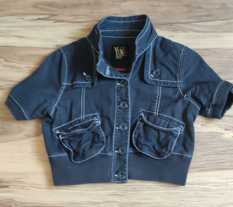 Narzutka bolerko granatowe Reserved XS / S