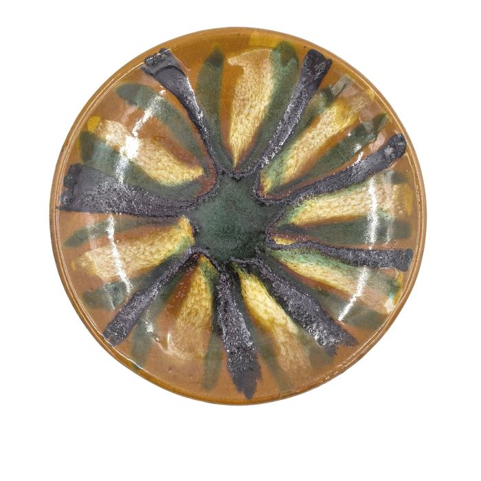 Łysa Góra Talerz Patera Vintage Retro Ceramika Pikasiak Talerz