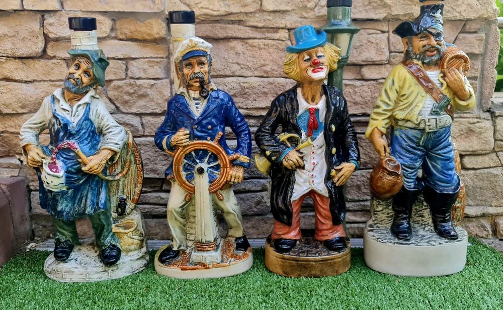 Керамическая бутылка штоф Италия 0,5л