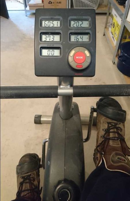 Rower treningowy stacjonarny poziomy leżący Buffalo RMC1