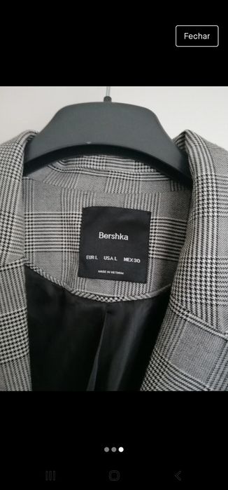 Blazer ao xadrez