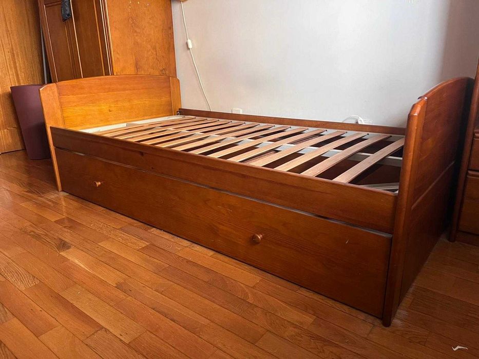 Cama solteiro 90x190 cm