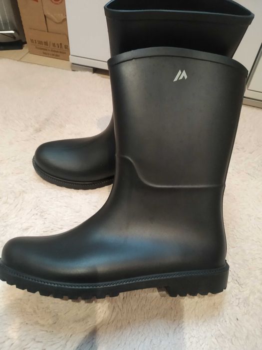 czarne kalosze Martens 38/37/23,5cm jak nowe