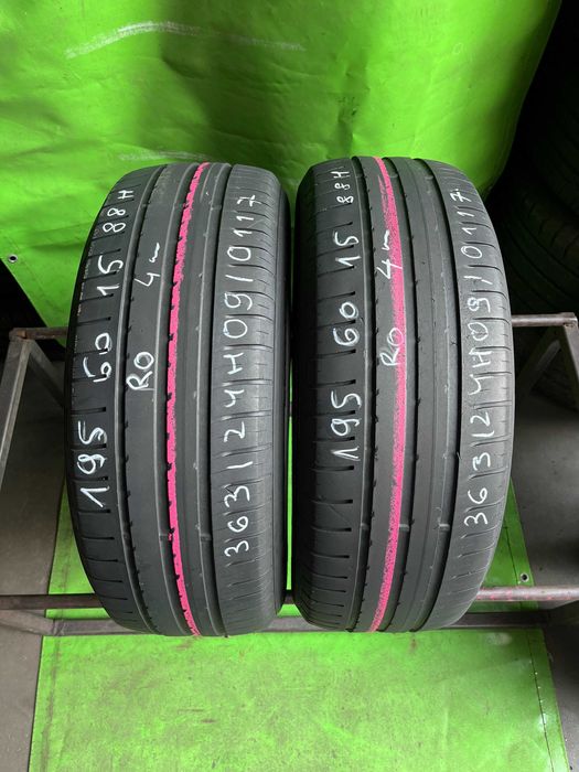 2 opony używane letnie 195/60R15 88H Fulda EcoControl HP