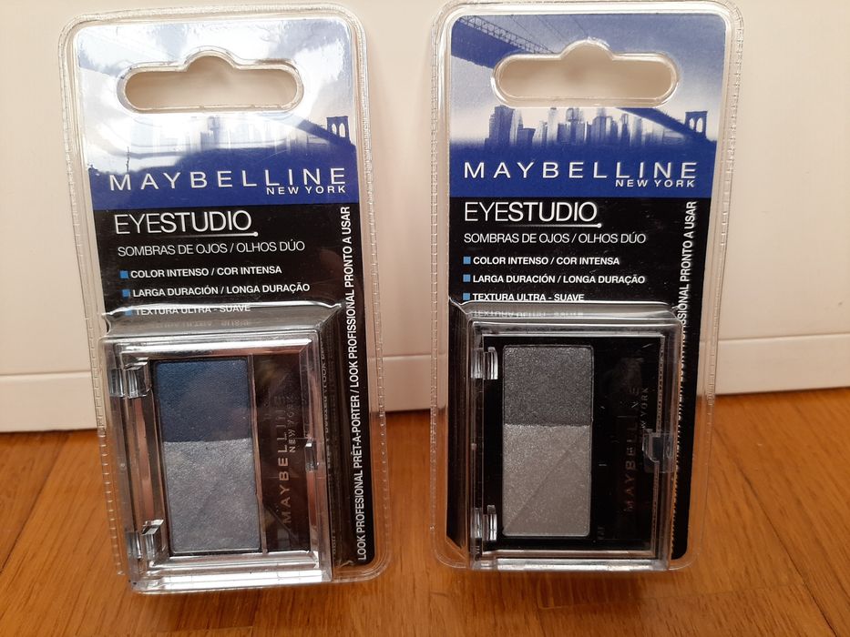 Sombras Maybelline e L'Oréal (várias tonalidades)