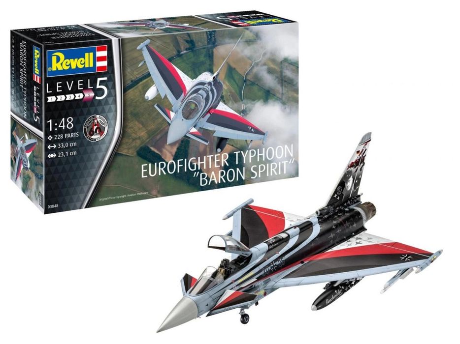 Eurofighter Typhoon Baron Spirit Revell oprawa: pudełko