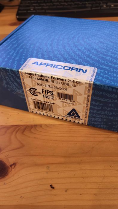 Apricorn Aegis Padlock Fortress 500GB FIPS