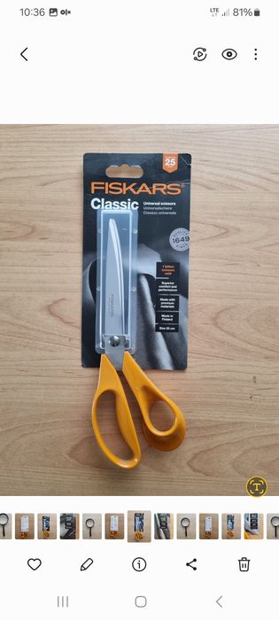 Nożyczki FISKARS CLASSIC 25 cm.
