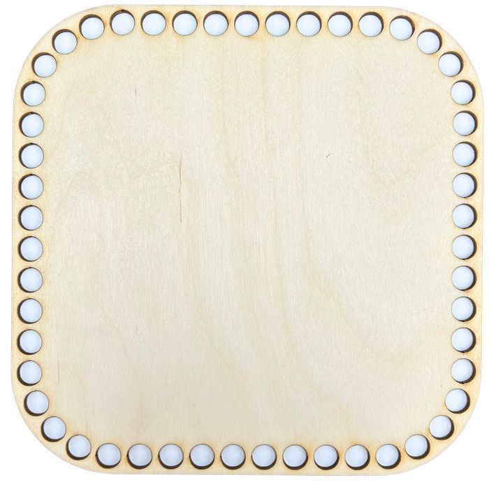 Baza dno do koszyka spód sklejka 20x20 cm szydełko