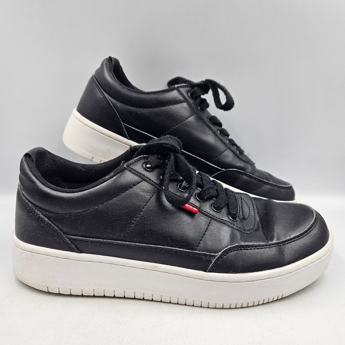 Buty Sportowe Sneakersy Męskie Levi's Czarne Rozmiar 40