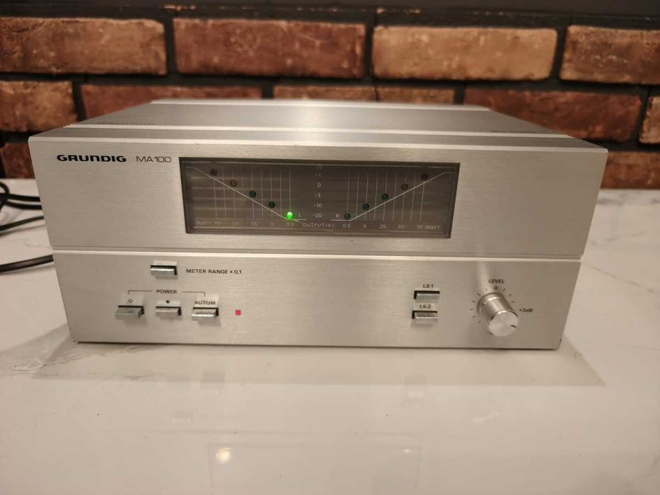 GRUNDIG MA-100 Rzadka końcówka mocy VINTAGE ! Do naprawy !