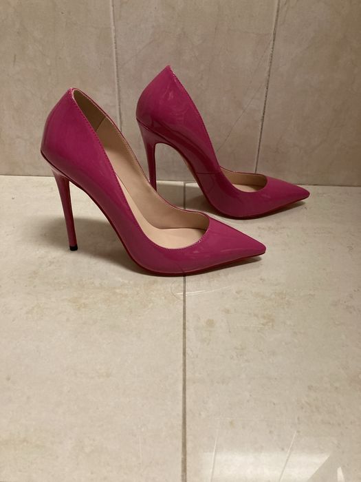 Sapatos de salto alto 120 sola vermelha