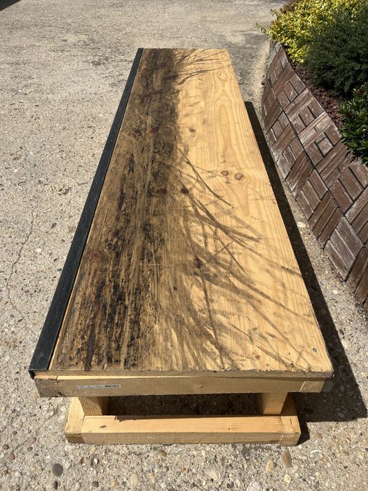 Skate grind - slide ledge / curb / box