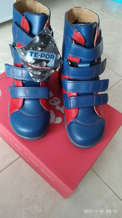r. 31 NOWE zimowe buty kozaki Aurelka wkł. 21cm