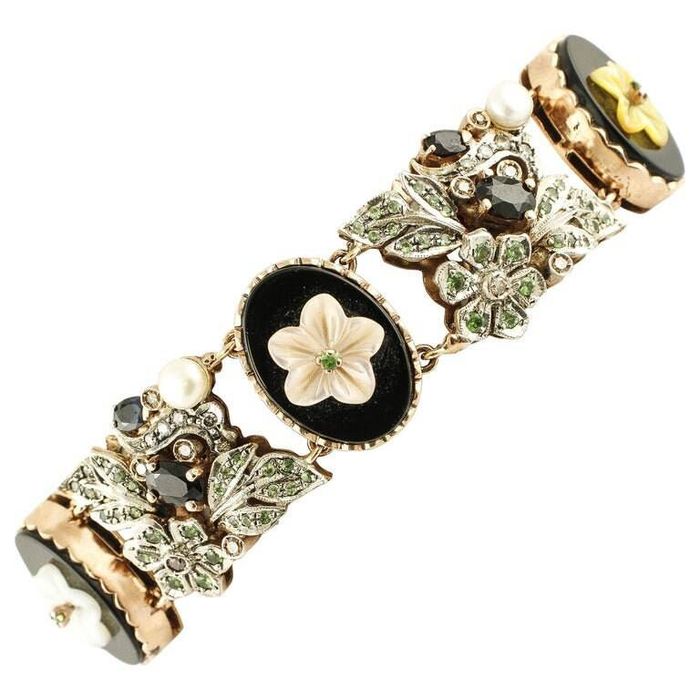 Joias - Pulseira de Ouro e prata 27