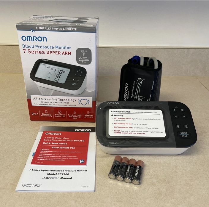 АКЦІЯ! Тонометри OMRON BP7360 з функцією AFib