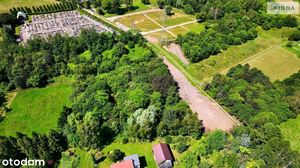 2653 m² + 1320 m² działka z pięknym widokiem Media - Widok 5