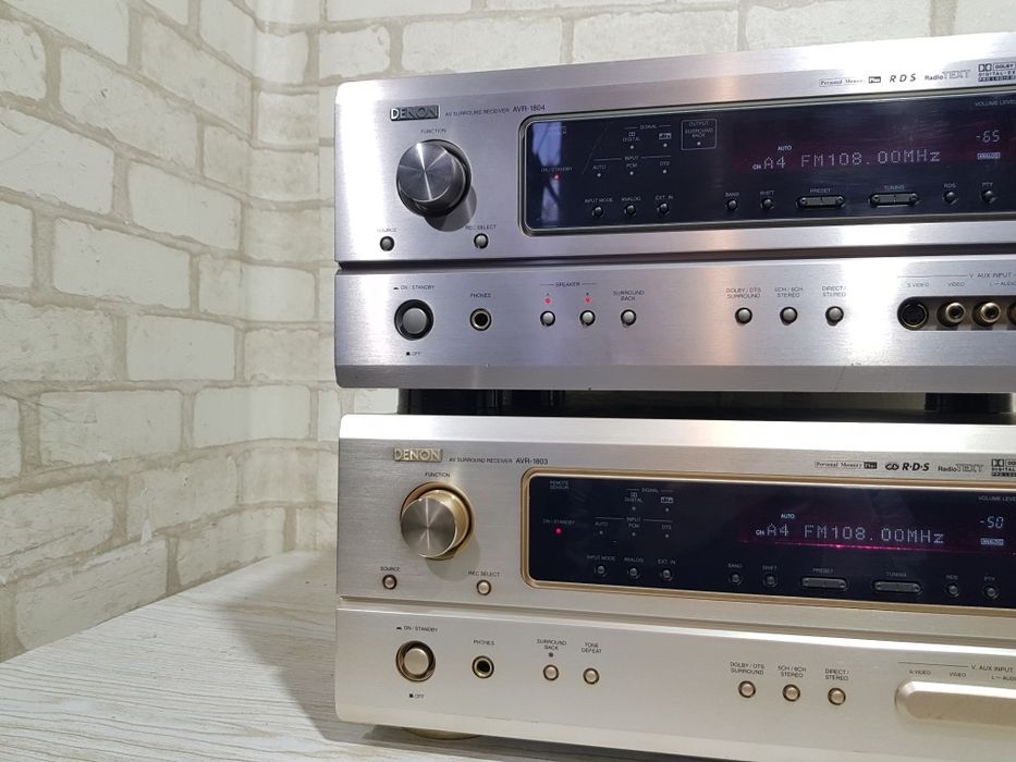 6.1/7.1 AV ресивер/підсилювач DENON AVR-1804,1803 *6х125 Вт, б/у