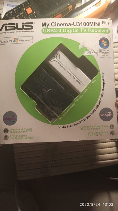 Televisão no PC fixo portactil