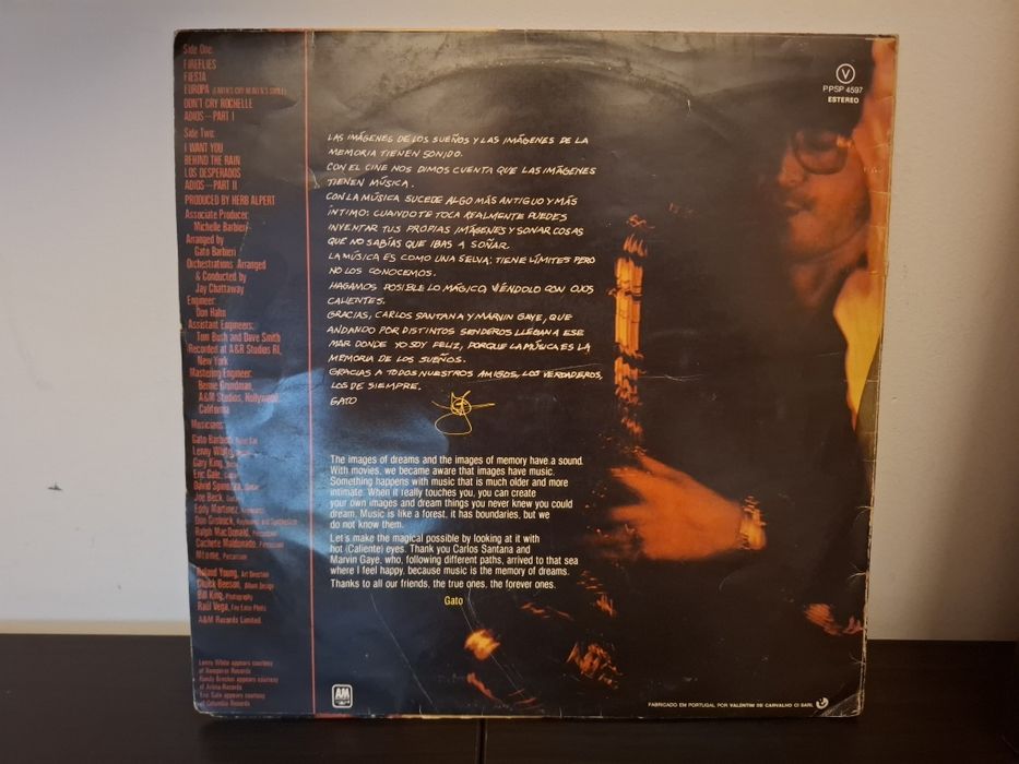 Disco Lp vinil Gato Barbieri